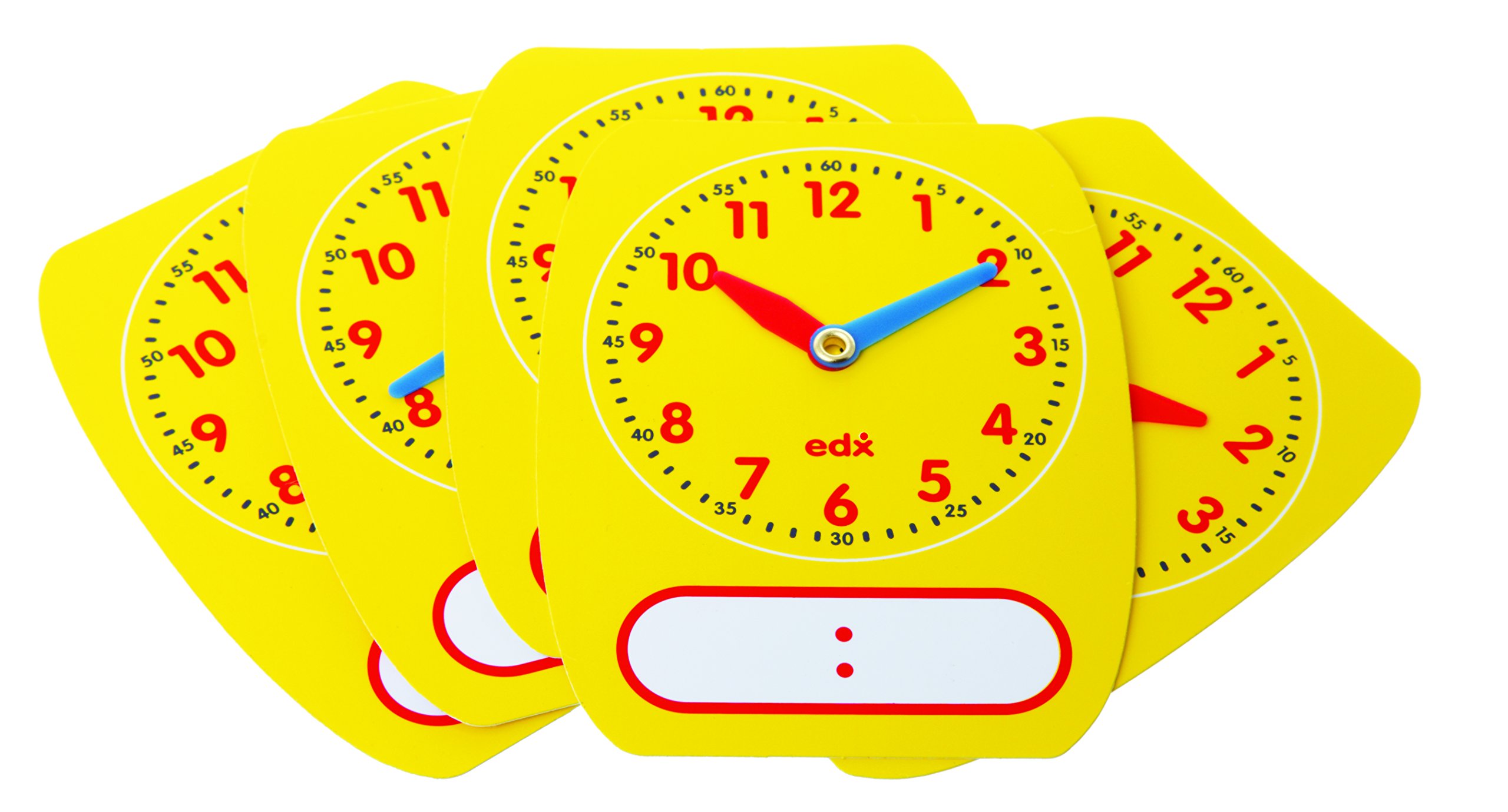 Buy WriteOn WipeOff Clock Dials Set of 5 Clock for Kids Learning