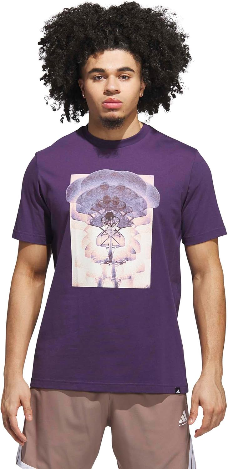 adidas Men's Kaleidoscope Hoop Graphic T-Shirt