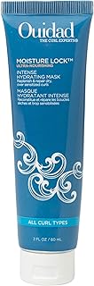 Ouidad Moisture Lock Hair Mask, 2 fl oz, Ultra-Nourishing Intense Frizz Control Curly Hair Mask with Macadamia Nut Oil, Olive Oil, Helps Repair, Detangle, Restore Softness & Hydrate, All Curl Types