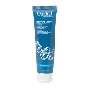 Ouidad Moisture Lock Hair Mask - Intense Hydrating Curly Hair Mask Fights Frizz & Breakage, Macadamia Nut & Olive Oil, Helps Repair, Detangle, Restore Softness, Mineral Oil Free, All Curl Types