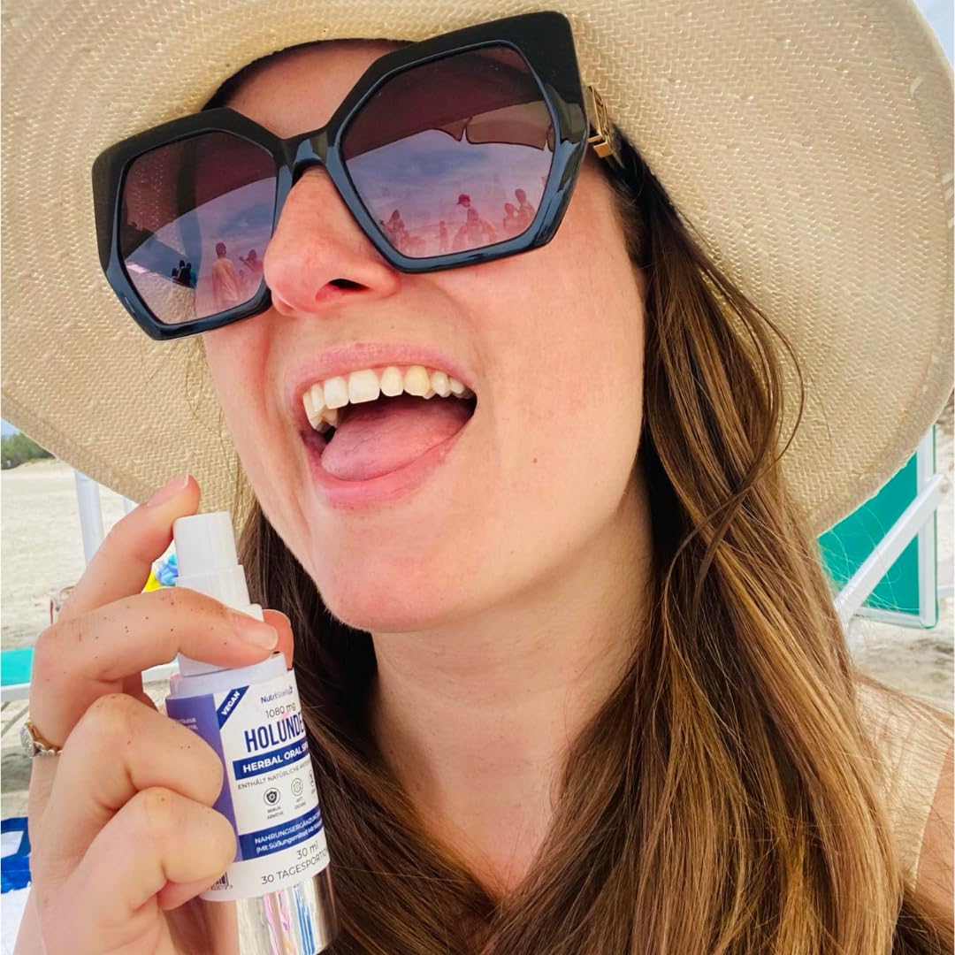 Immunsystem Booster - Premium Holunder Extrakt Spray - Hochdosiert - Potent Antioxidant - Immunität - 30 Tagesdosen - Finalist NutraIngredients Awards 2023 - Ohne Zucker - Ohne Glucosesirup