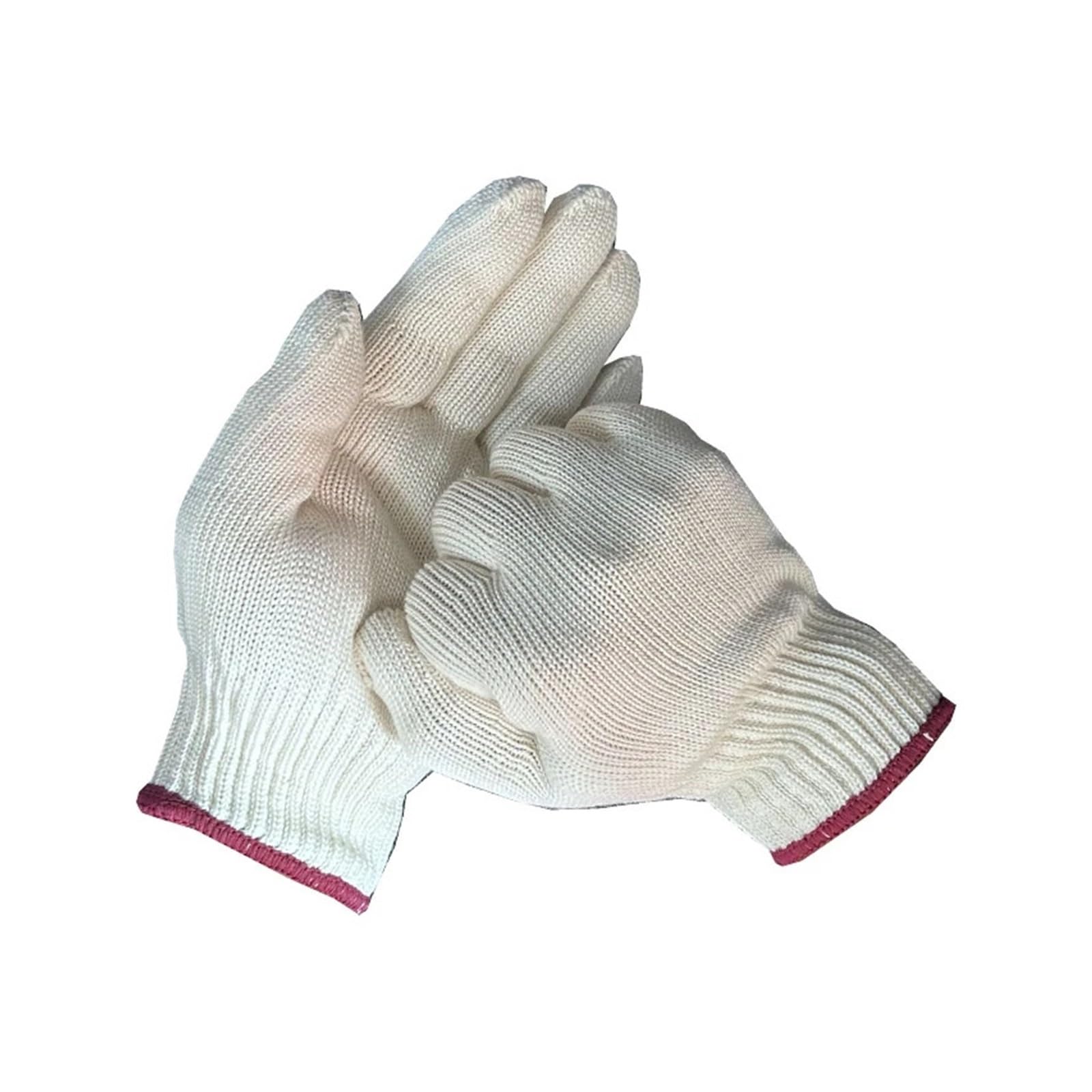 Fadenhandschuhe, verdickte Baumwolle, verschleißfestes Nylon, Fabrik, Werkstatt, Arbeitsschutz(600g 10 pairs)