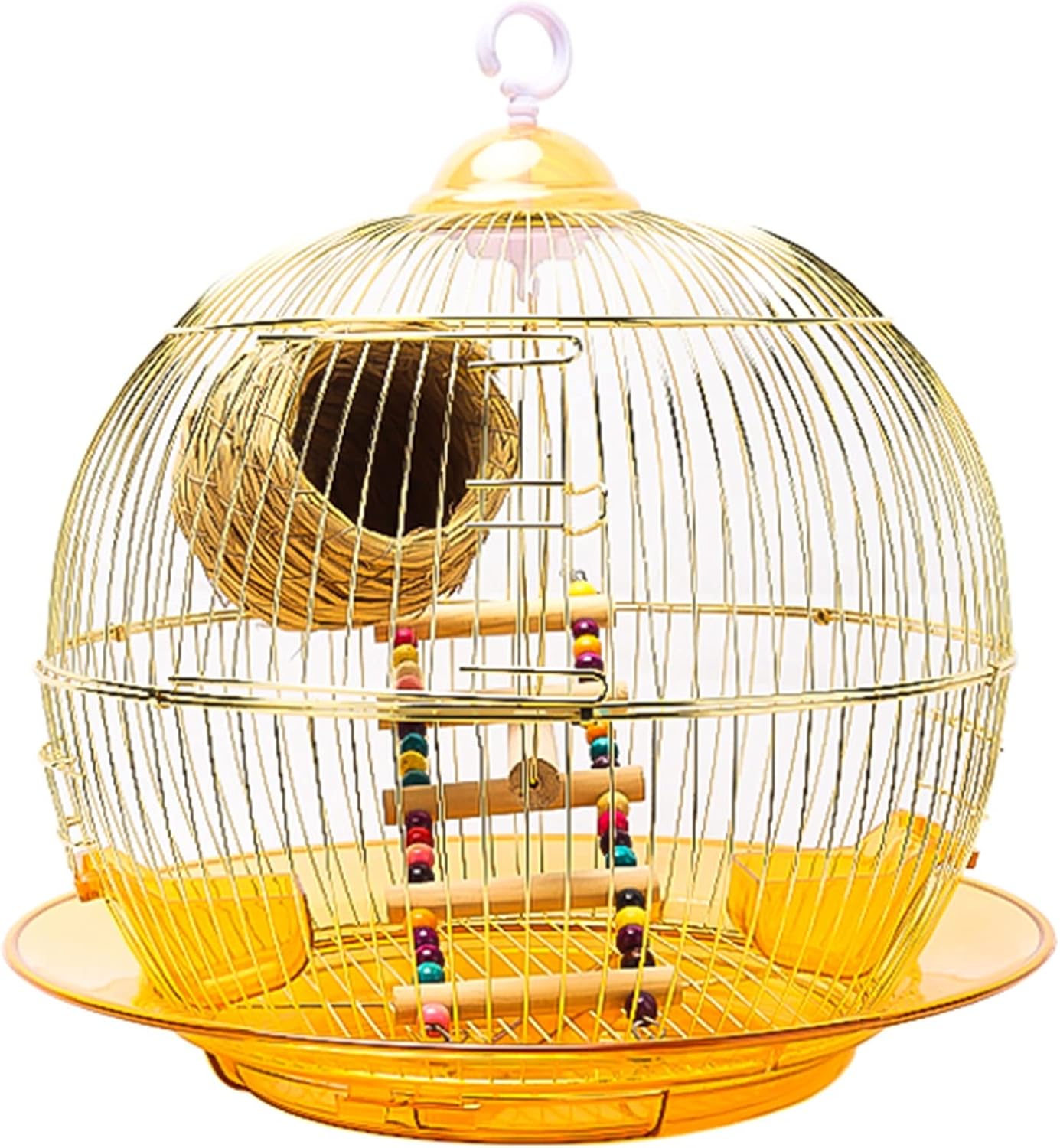 Stainless Steel Bird Cage Hanging Parrot Bird Cages Rust