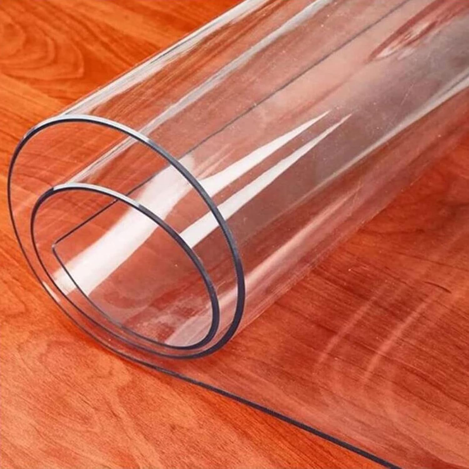Clear Runner Rug for Hallway, Plastic Carpet Protector, Waterproof Plastic Runners to Protect Carpet, Office Chair Mat, Vinyl Carpet Protector for Pets(2x7ft/61 x214cm)