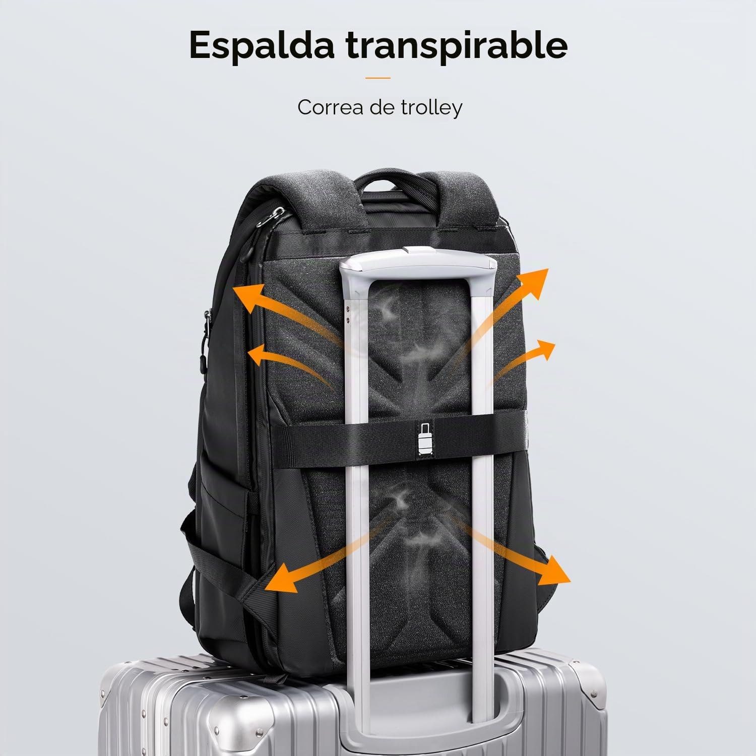 K&F CONCEPT Mochila rígida para cámara de 20 L, Soporte para trípode y Compartimento para Laptop