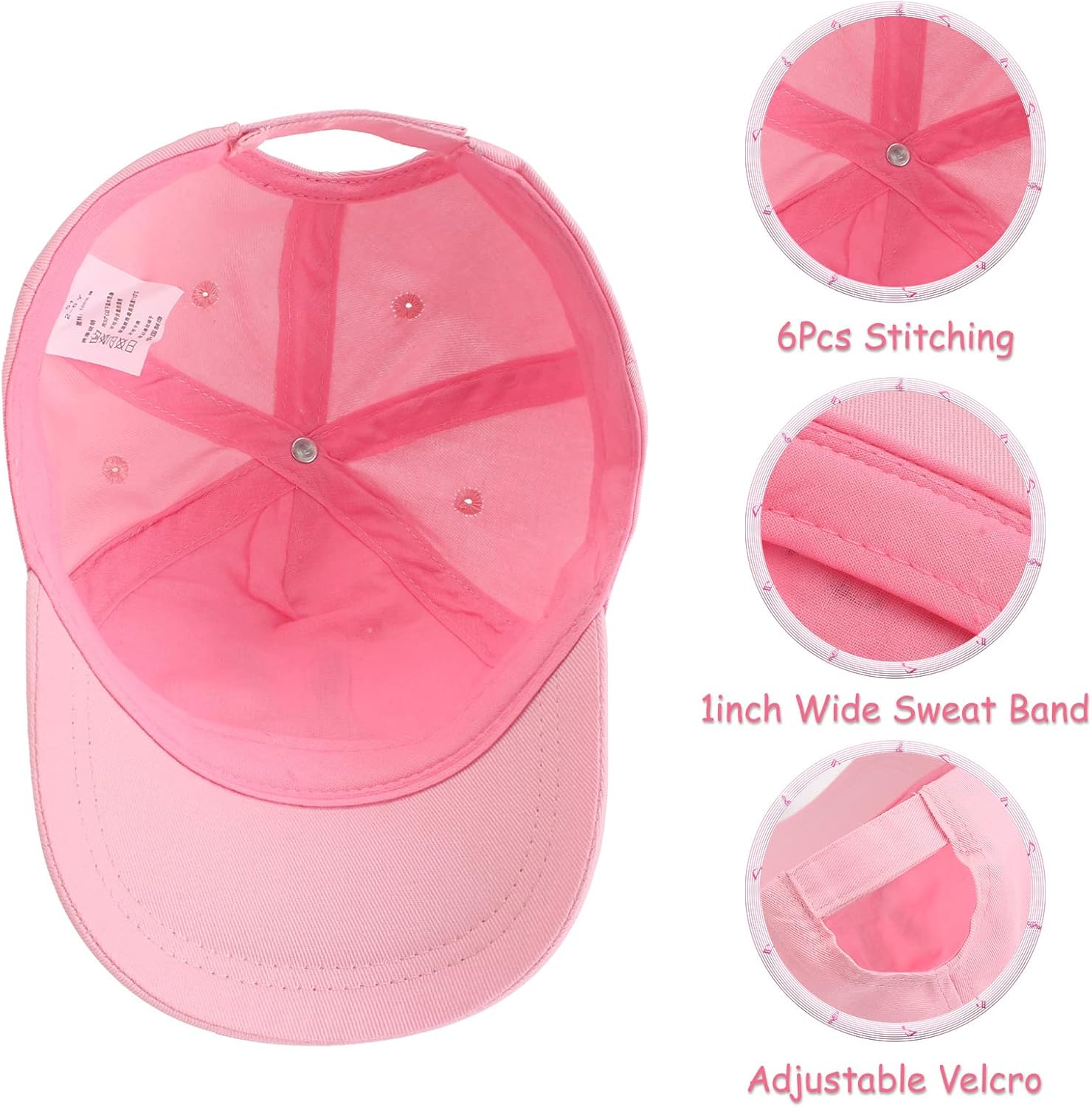 Zsedrut Girls Baseball Cap Kids Cotton Sun Hat Spring Summer Boys Peak Caps Adjustable Bunny Hats - Image 3