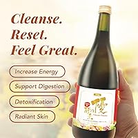 Vista 3 de AFC Japan Digestive Ultimate Enzyme Drink - Enzimas digestivas puras para la digestión, gases, hinchazón, alivio del estreñimiento y apoyo