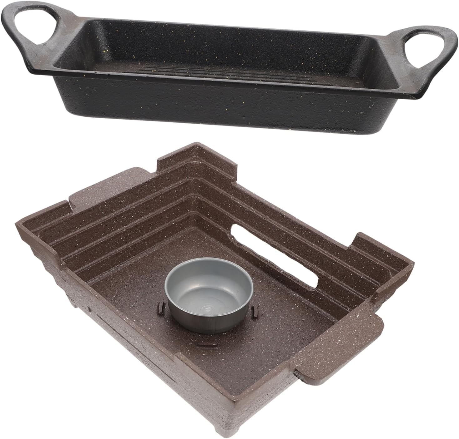 Cabilock 1pc Grilled Fish Stove Aluminium Alloy Bbq Grill for Camping Easy to Clean Heat Resistant for Outdoor Cooking