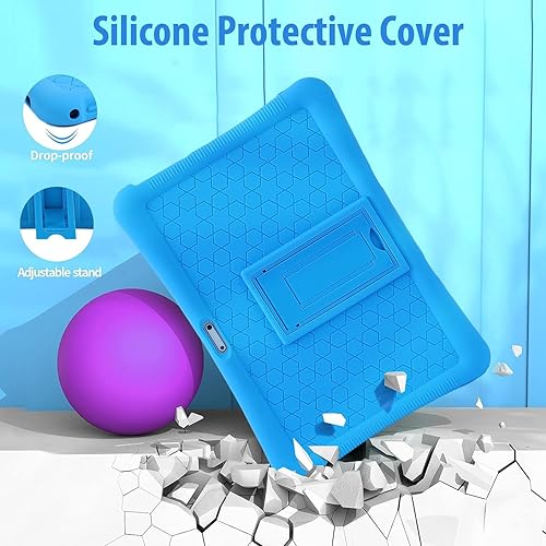 Miniatura 6 de Tableta para niños, Android de 10 pulgadas para niños, 4 GB de RAM 64 GB ROM, pantalla táctil IPS HD de 1280 x 800, tableta con control parental,