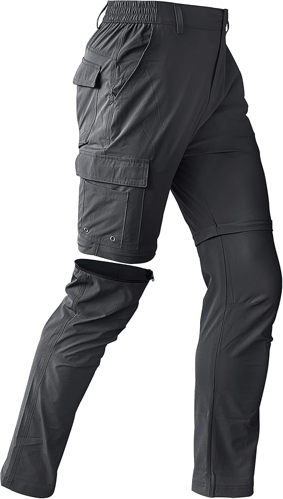 Amazon.com: Mens Hiking Convertible Pants Waterproof Lightweight