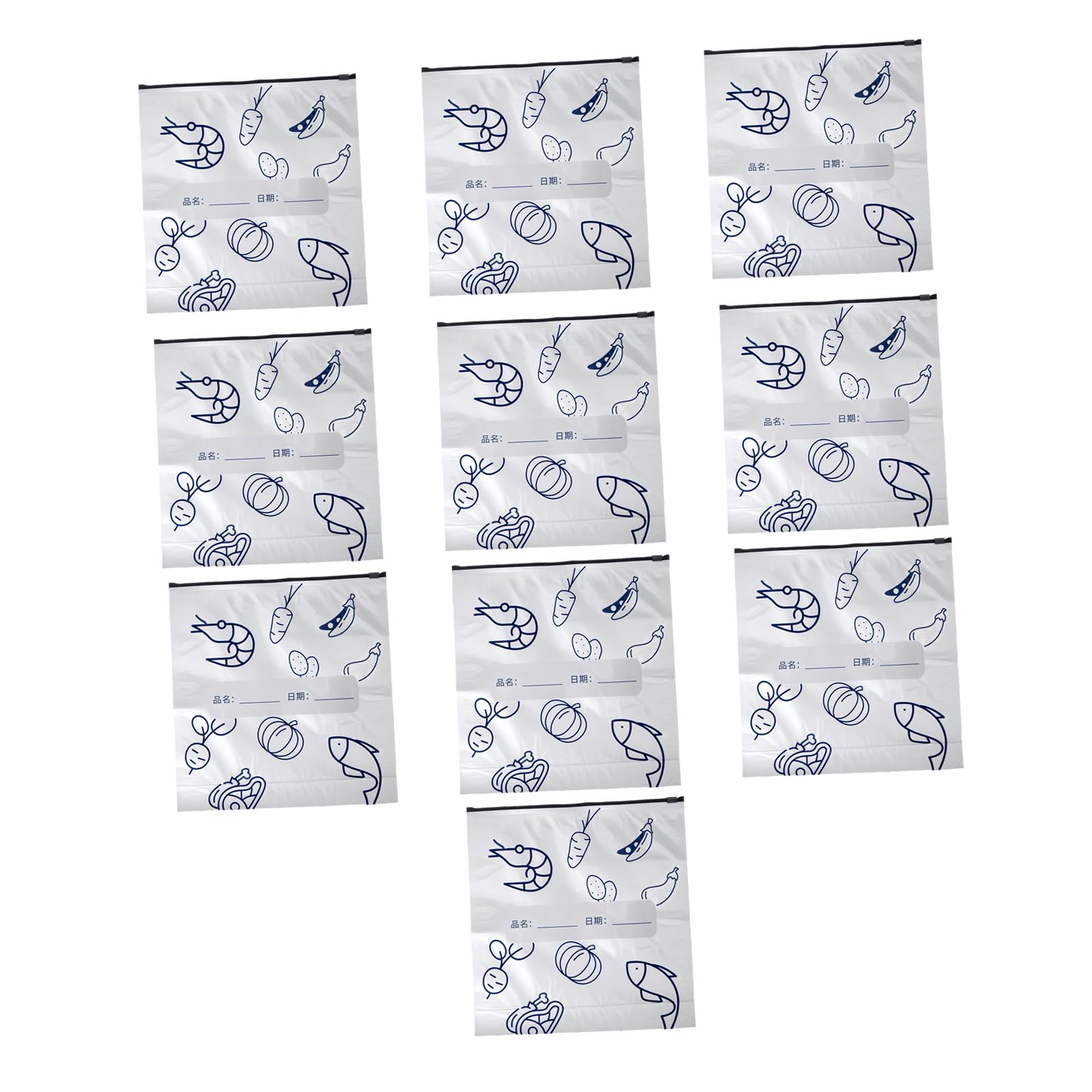 Duty Aluminum Foil Food Storage Bags Freezer Safe Leakproof Zippered for Freshness Preservation Aluminum Foil Containers Light Blocking Reclosable for Fruits Snacks Preservation
