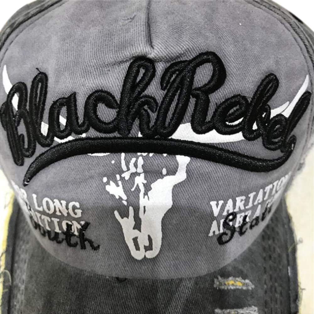 Casual Camo Baseball Cap Sun Hat Unisex Vintage Cotton Adjustable Baseball Hat Cap Snapback Summer Cap UV Protection Hat Trucker Hat Men Women Sport Hiking Hunting Trekking Cap for Outdoor - Image 4