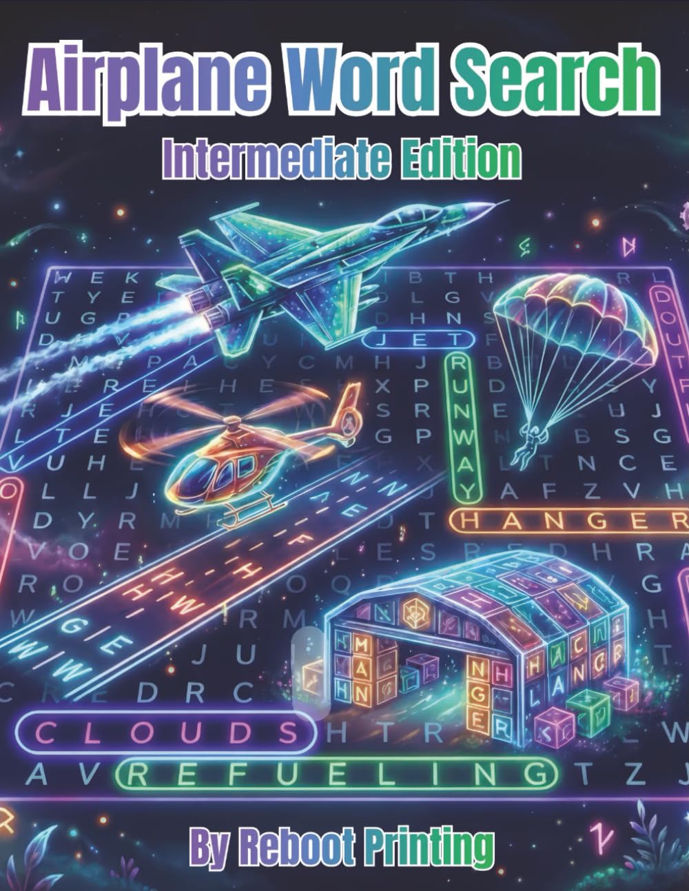 Airplane Word Search: Intermediate Edition