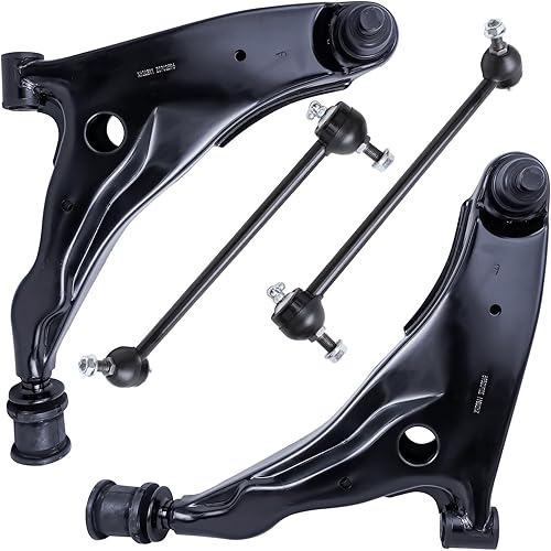 Miniatura 112 de Detroit Axle - Kit de suspensión frontal de 4 piezas para Chevrolet Aveo5 Aveo Pontiac G3 Wave Wave5 Suzuki Swift+, 2 brazos de control inferiores,