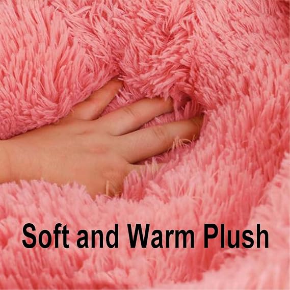 Cat Couch Bed, Plush Fluffy Cozy Cat Bed for Indoor Cats with Removable Washable Cover, Supportive Anti-Slip Dog Beds Sofa for Small Dogs (55x38x18cm,Coffee)