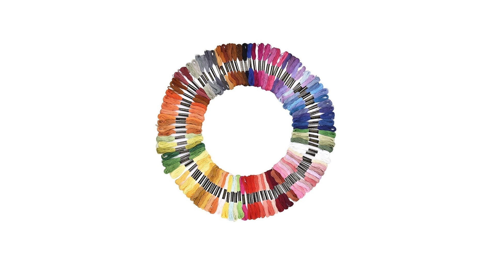 Amazon | 刺繍糸 100本 98色 セット クロスステッチ カラーが