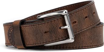 The Baron Leather Belt for Men | Made In USA | Mens Full Grain Leather Belt