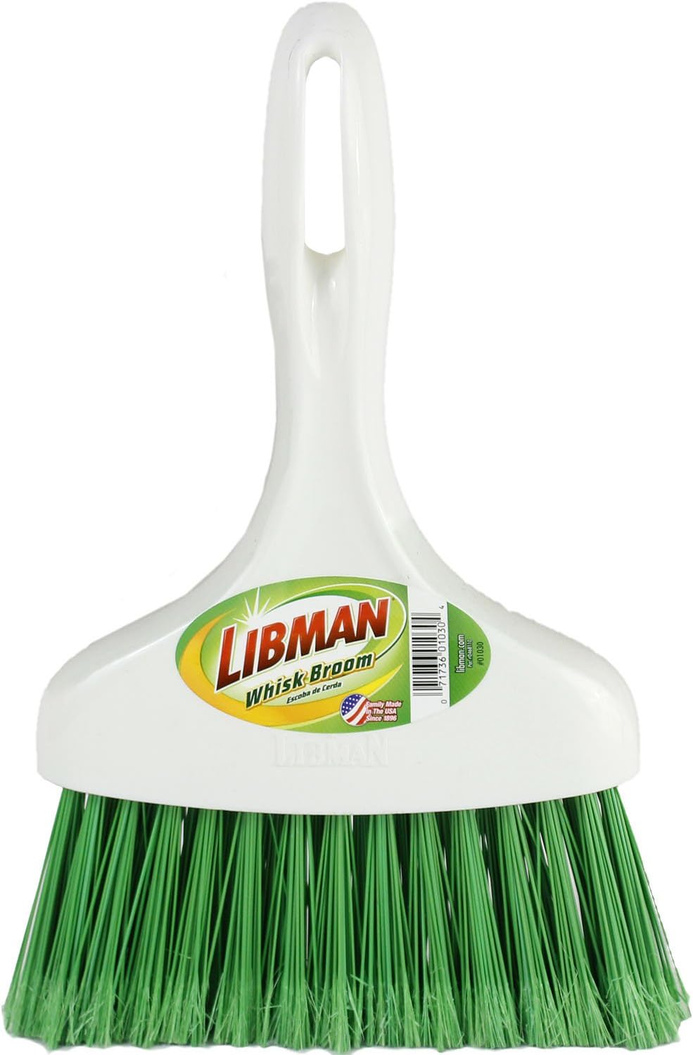 Libman 1030 Whisk Broom with Hanger Hole for Storage