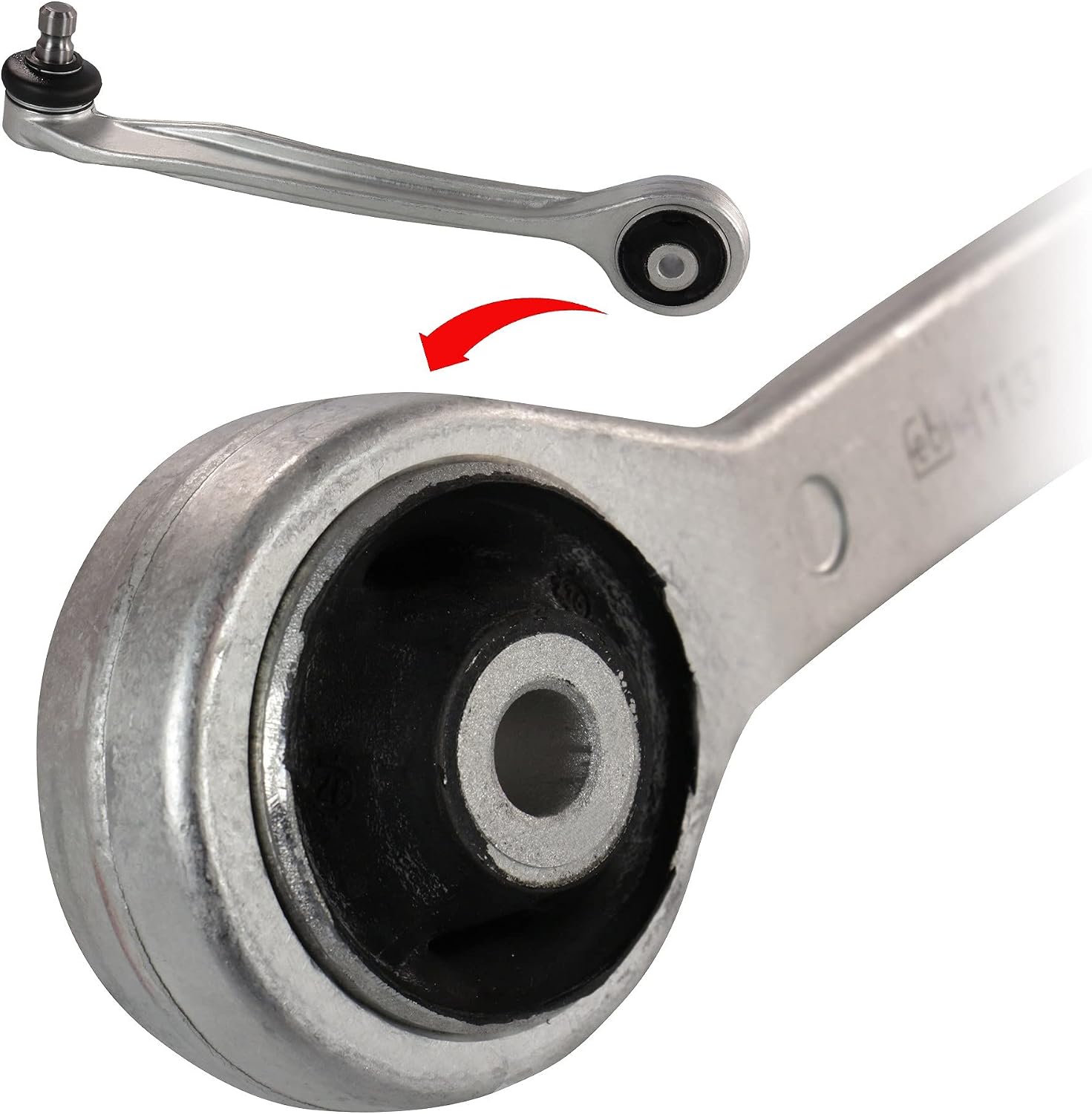 febi bilstein 11137 Control Arm with bushing and joint, pack of one
