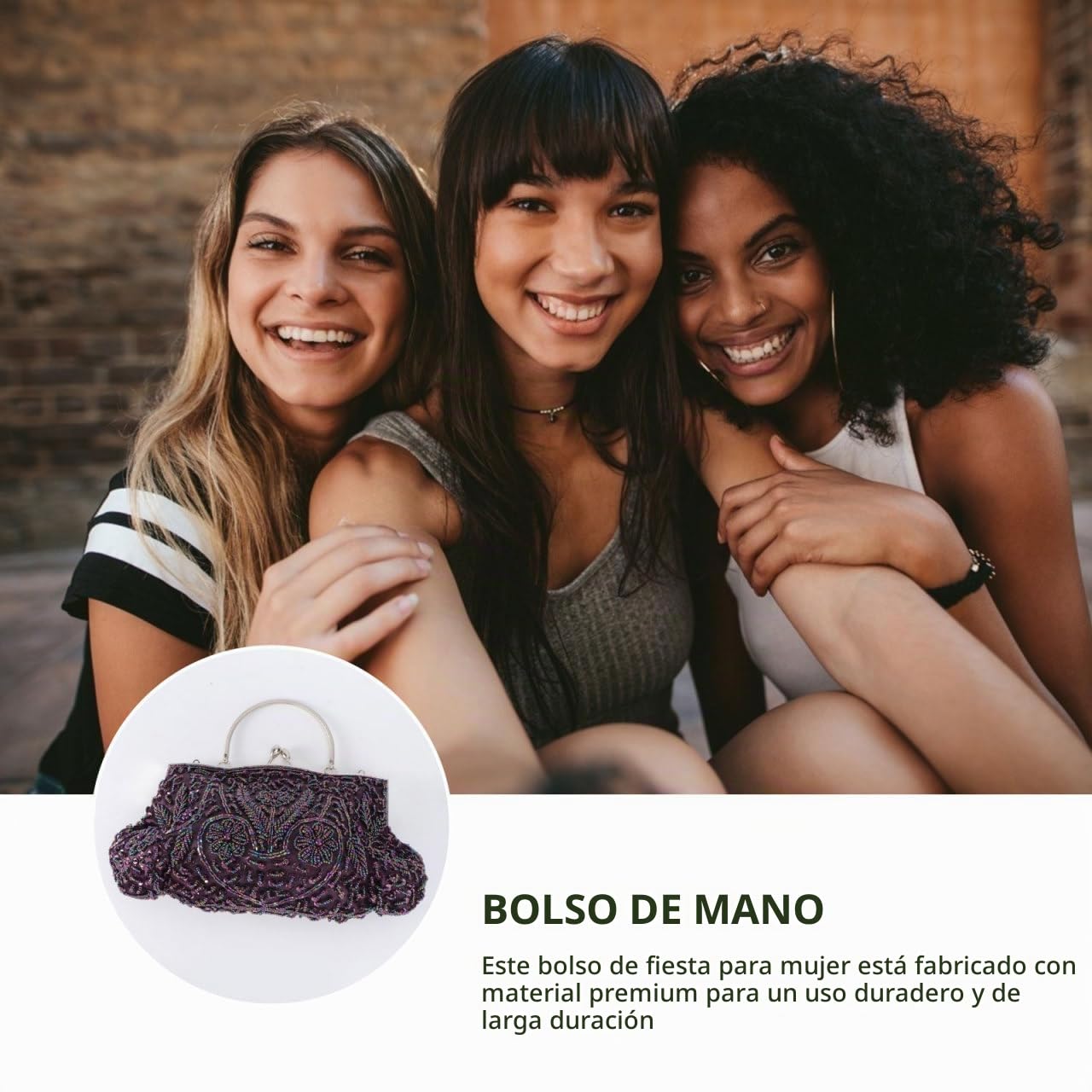 1 Pc Bolsa De Cena Bolso De Mano De La Novia Monederos De Flores Para Mujer Bolsos Fiesta Mujer Bolsa De Oro Bolsa De Banquete Boda Púrpura De Imitación y Poliéster Perder