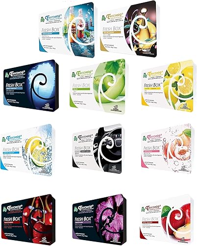 Tree Frog Xtreme Fresh - 11 aromas populares surtidos de calabaza negra, marina, manzana, melón, limón, coche nuevo, perfume, calabaza ramune,