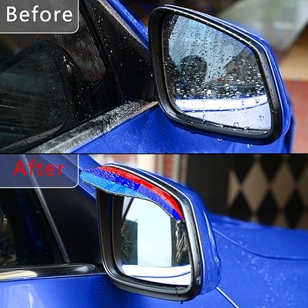 Amazon 3d Mスタイリング サイドミラーバイザー 適用bmw 2シリーズ F46 218i 2i 雨除け ミラー バイザー サイドミラー カバー 雨よけ 車 カー用品 視界 確保 事故 防止 サイドミラー 車 バイク