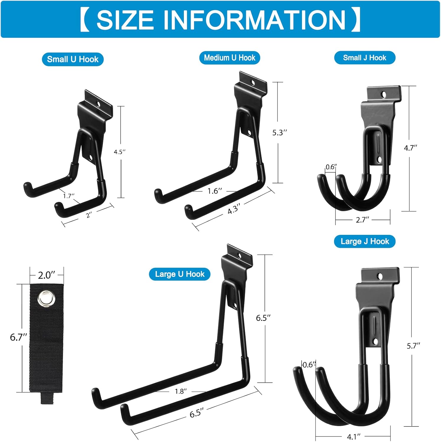 Buy PYBTOOL Slatwall Hooks Slatwall Accessories Heavy Duty Garage