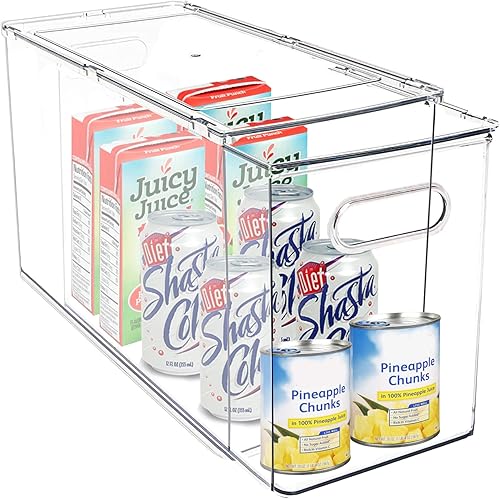 bealy Contenedores organizadores de refrigerador con cajón extraíble, juego organizador de cajones apilables extra grande con asa, contenedores de disponible en Yaxa Colombia