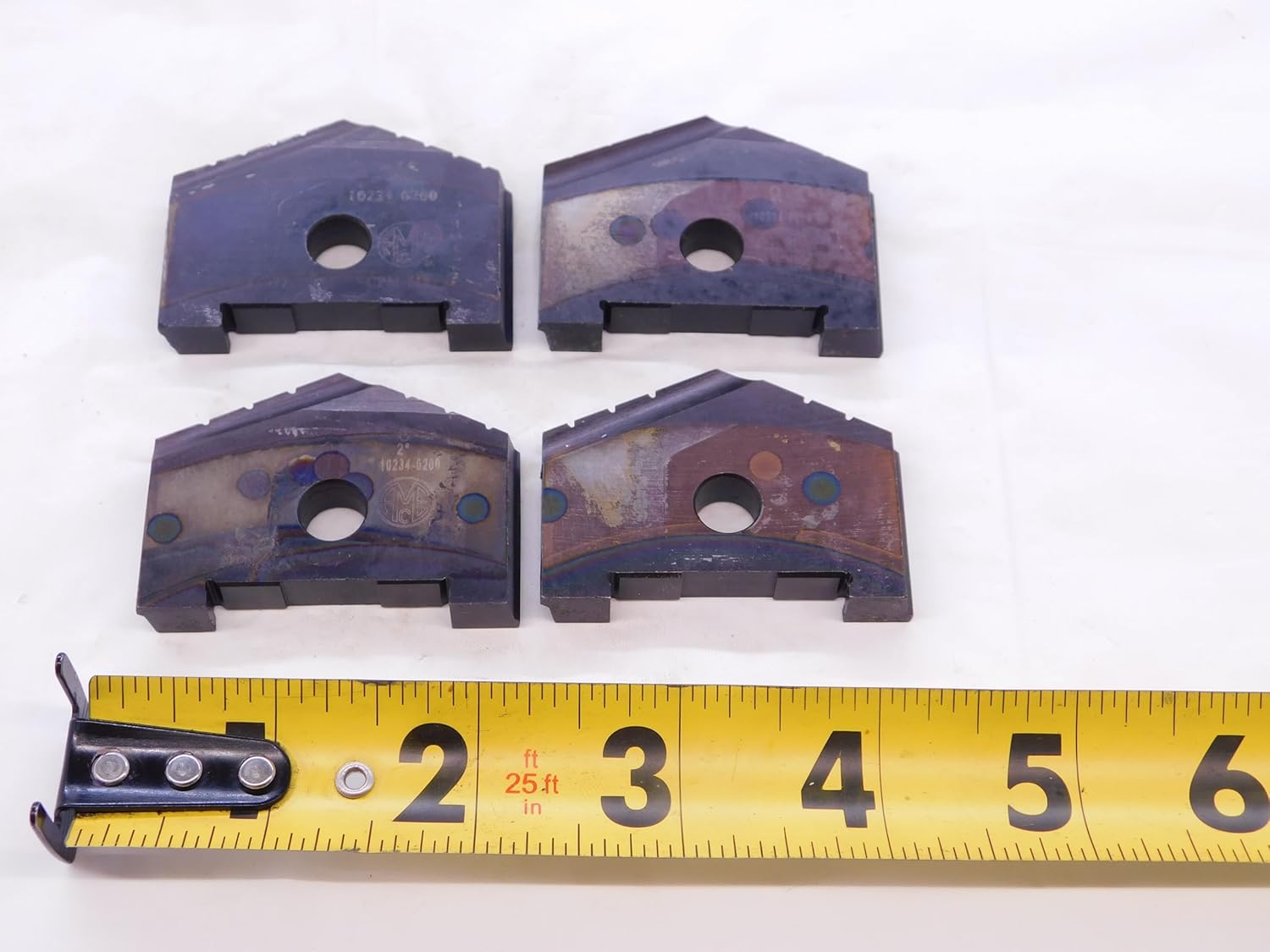 4pcs AMEC 10234-0200 CPM M4 2" Series C TiN HSS Spade Drill Inserts 2.0 USA Made - NS1456BU5