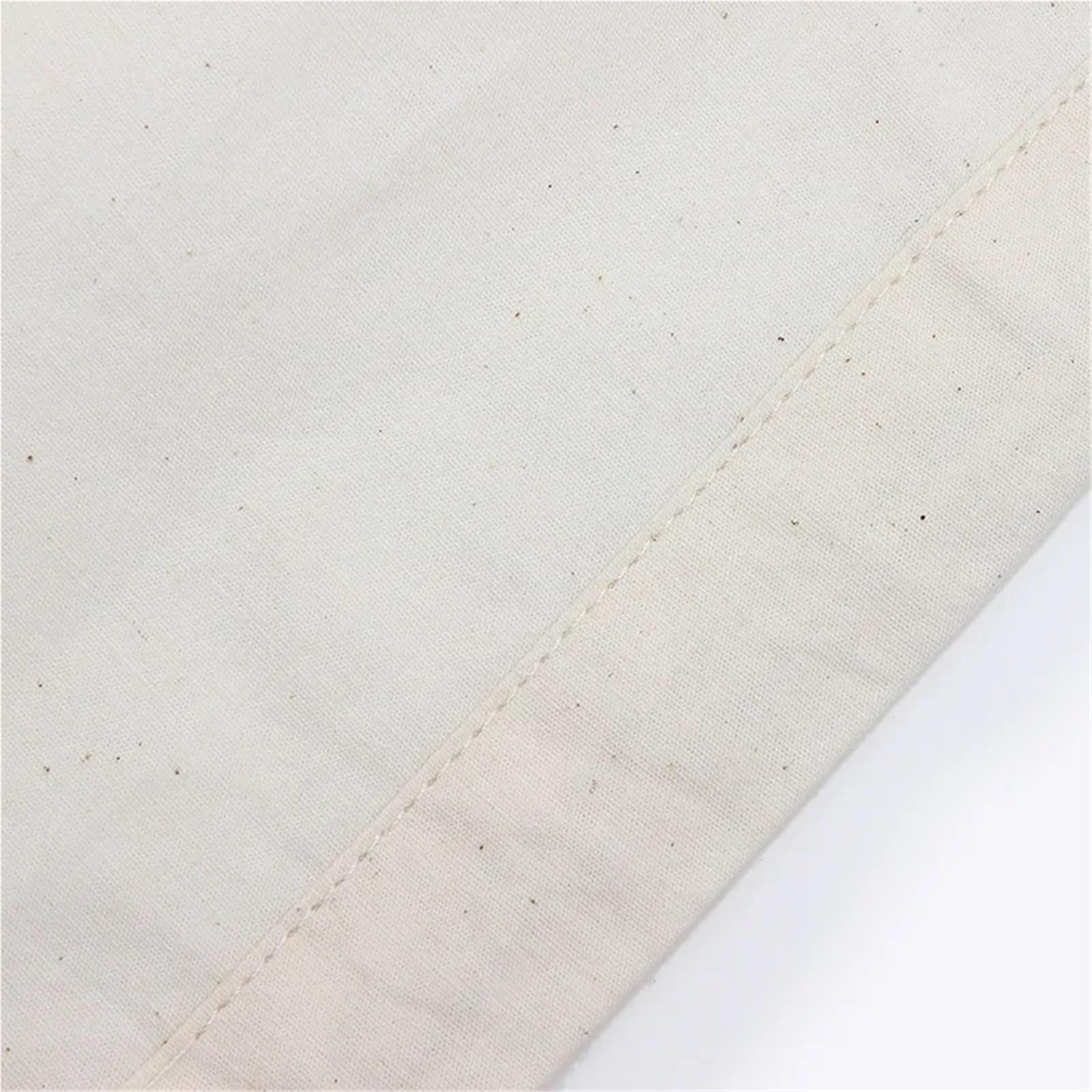 Sacs à cordon en coton for mariage, 100 pièces/lot, emballage de bricolage, petites pochettes simples, sacs rangement anti-poussière domicile(8x10cm(100pcs))