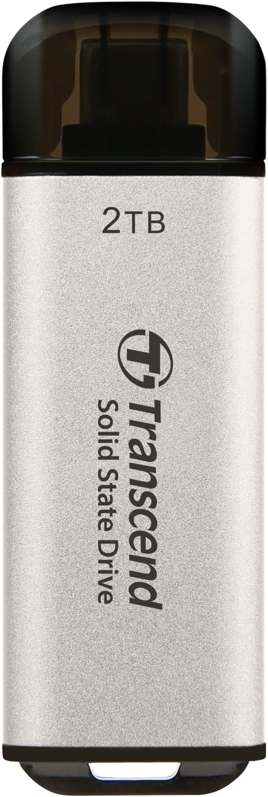 2TB External SSD, USB 3.2 Gen2, Up to 1,050MB/s, Portable SSD with Type C, for Steam Deck, ROG Ally, MSI Claw, Windows & Mac, iPhone, iPad, Android, PS5, Xbox, Smart TV, Silver