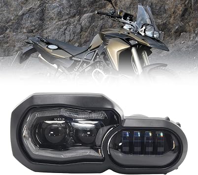 LED Headlight for BMW F800GS F700GS F650GS F800R, Hi/Lo Beam DRL Lamp