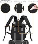 Sac à Dos MOSISO, Sac à Caméra pour Photographie DSLR/SLR/Miroir de 15-16 pouces Étanche Hardshell avec Support de Trépied et Compartiment pour Ordinateur Portable Compatible avec Canon/Nikon/Sony, Noir