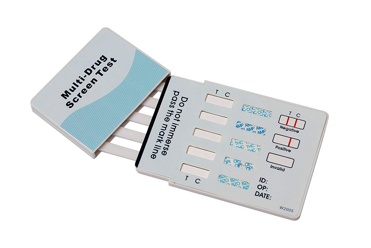 PrimeScreen - 10 Panel Multi Test (BAR/BUP/BZO/COC/mAMP/MTD/OPI/OXY/TCA/PCP/THC) # WDOA-7104 (50)