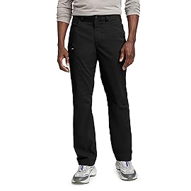 Eddie Bauer Men\'s Athletic Fit Rainier Lined Pants, Black, 32W x 32L