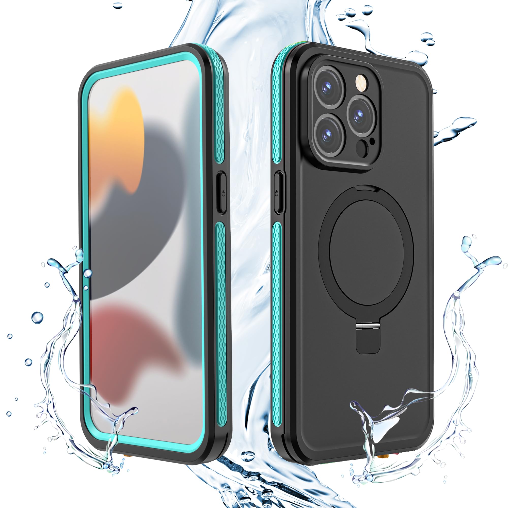 Amazon.co.jp: 完全防水 iPhone 15 Pro用 防水 ケース magsafe対応