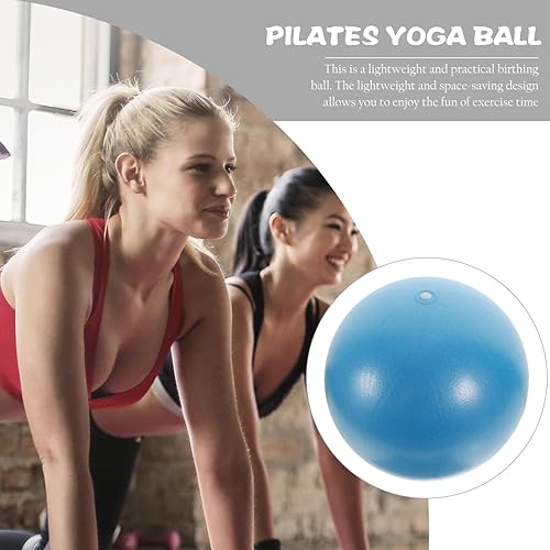 Miniatura 5 de iplusmile Pelota de ejercicio pequeña de Pilates 9 pulgadas suave, pelota de entrenamiento para estabilidad, yoga, terapia física, para mujeres de