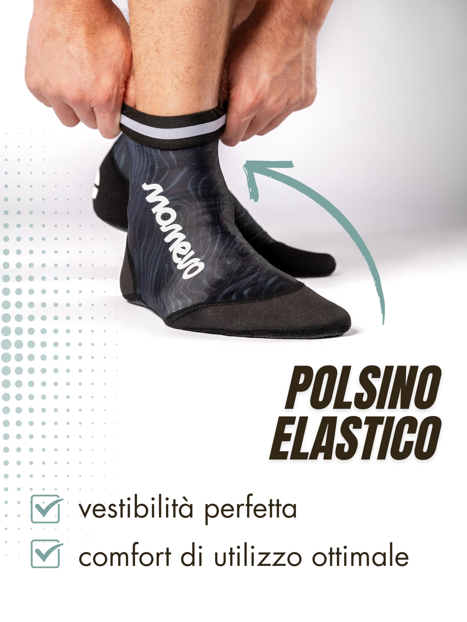 Beachmates PRO Calzari Beach Volley con Suola in Kevlar – Neoprene, Resistenti e Ideali per Beach Tennis e Beach Soccer