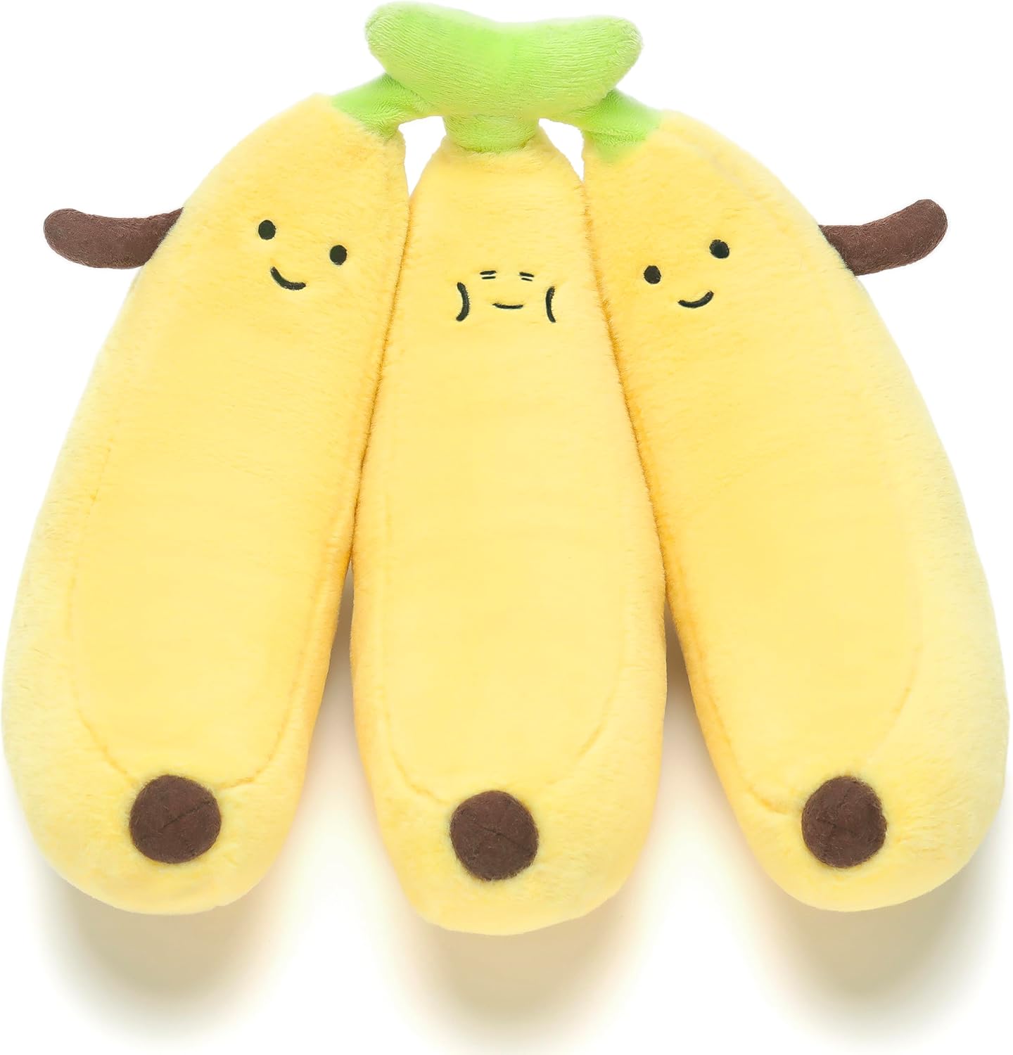 IKASA Banana Stuffed Animals Plush Toys,10" Cute Plushie Soft Cuddly Fluffy Toy Gifts for Family Kids Girls