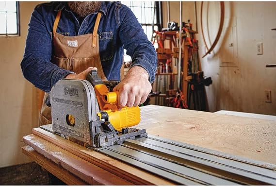 DEWALT 60V MAX* Circular Saw, 6-1/2-Inch, Cordless TrackSaw, Tool Only (DCS520B)