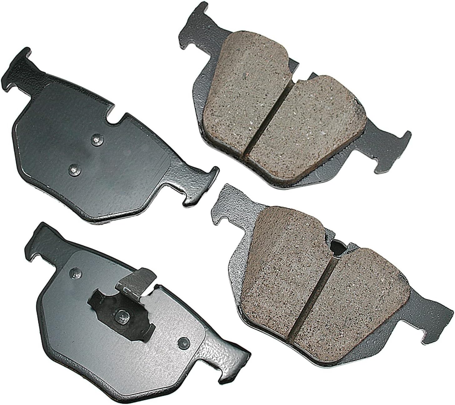 Akebono EUR1042A Rear Brake Pad, GREY