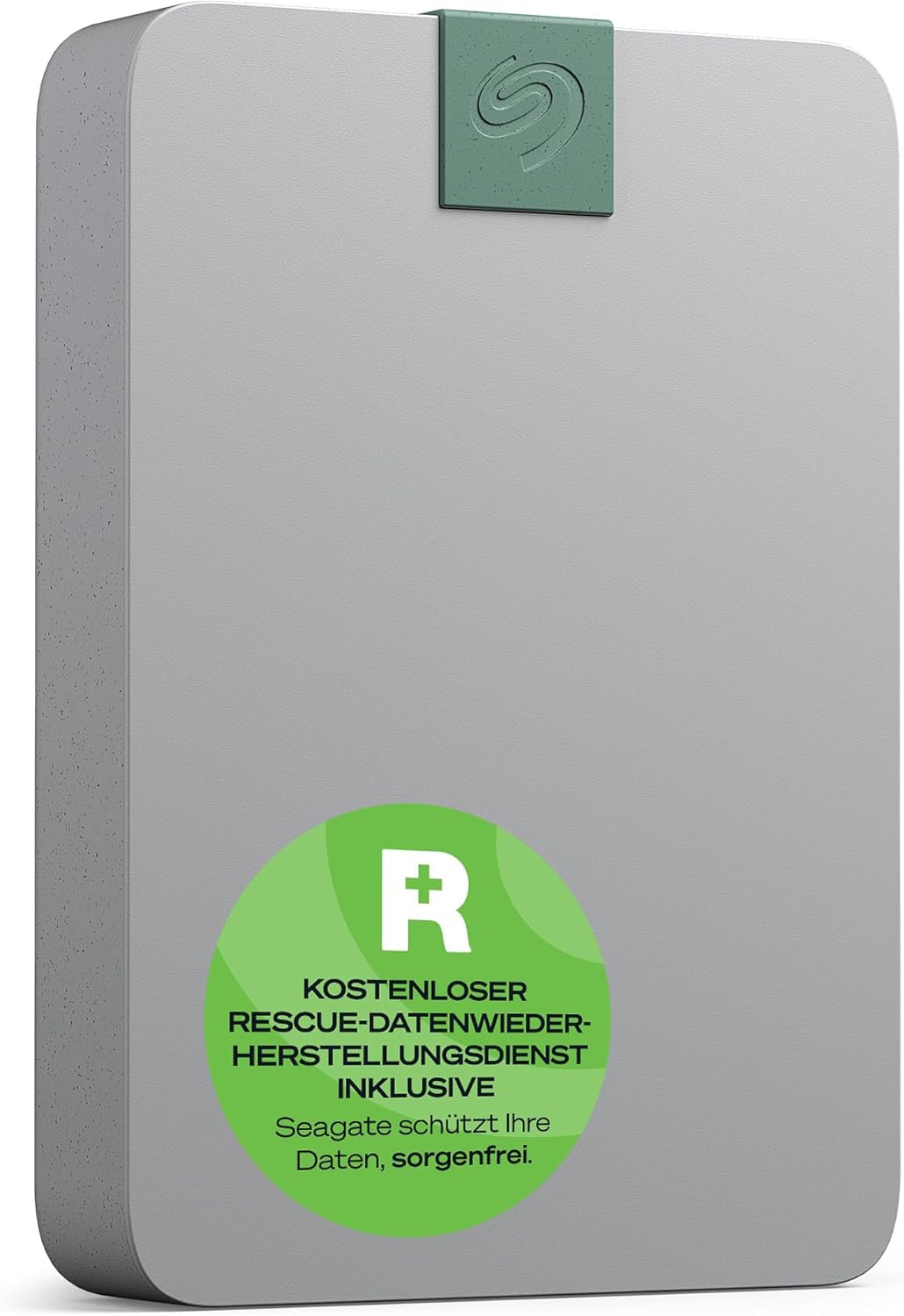 Seagate Ultra Touch HDD, 4TB, Externe harde schijf, Mac & Chromebook, gerecycled materiaal, USB-C-compatibiliteit met pc, Dropbox en Mylio inbegrepen, Cloud White, Data Rescue Service (STMA4000400)