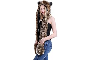 Cozy Animal Hood Scarf: Shielding You from Winter's Chill in Style