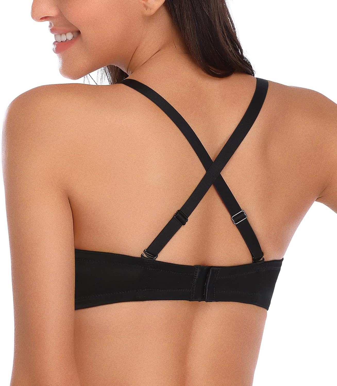 HACI Full Coverage Strapless Bra for Women Multiway Underwire Bras