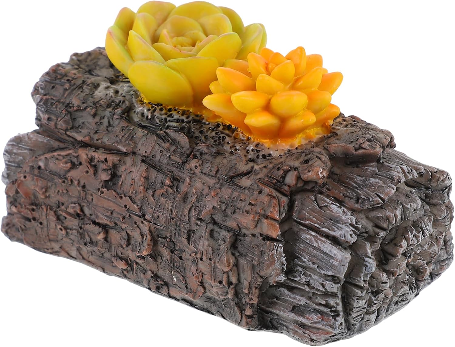 LIFKOME Garden Key Hider Realistic Faux Tree Stump Design Outdoor Key Storage Box for Privacy Concealed Key Safe for Versatile Decor for Cash and Items