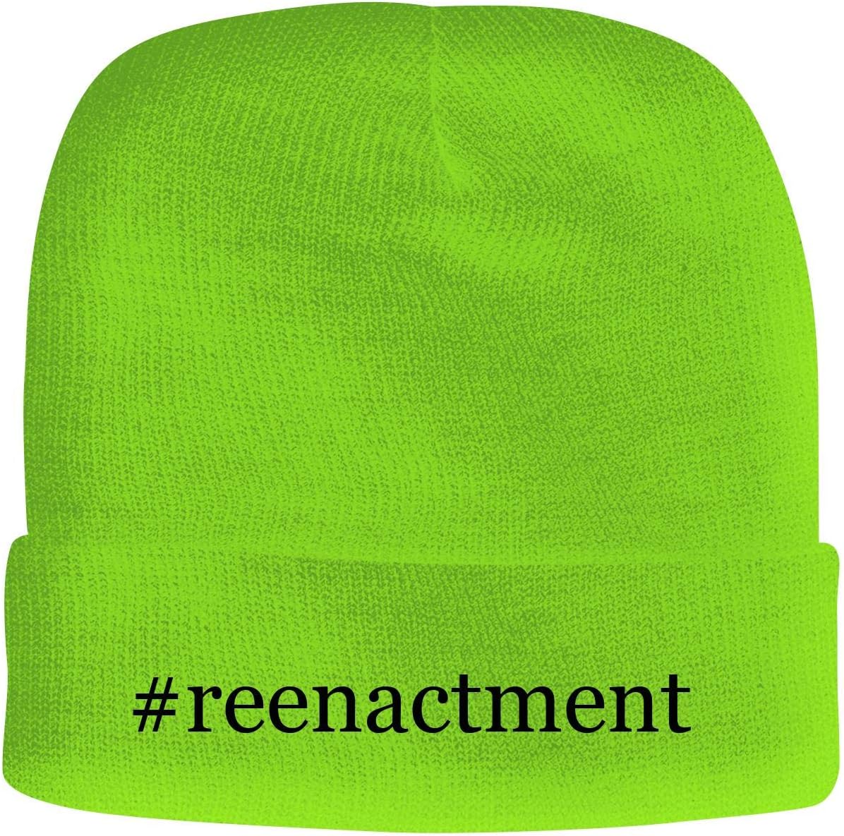 BH Cool Designs #Reenactment - Men's Hashtag Soft & Comfortable Beanie Hat Cap