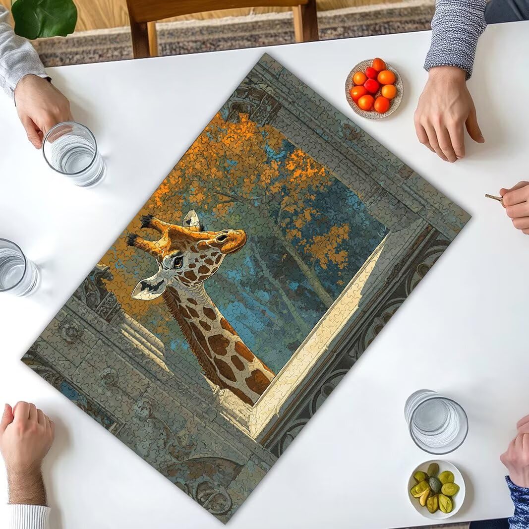 Puzzle Jirafa, Puzzle 3000 Piezas, Rompecabezas, Regalo Mujer, Decor -8454