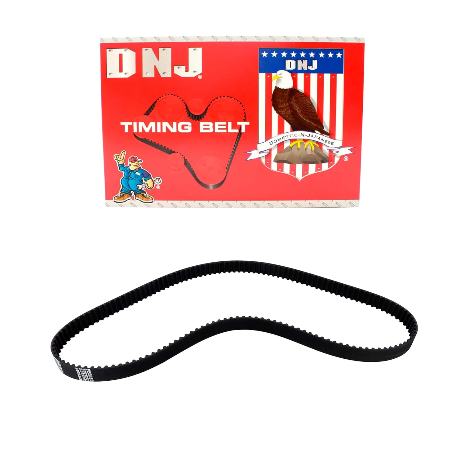 DNJ TB4333 Timing Belt for 15 Audi, Volkswagen A3, Beetle, Golf, Jetta, Passat 2.0L L4 DOHC Turbocharged CRUA,CVCA