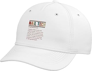 Nail Tech Job Definition Retro Nail Tech Adjustable Baseball Hat