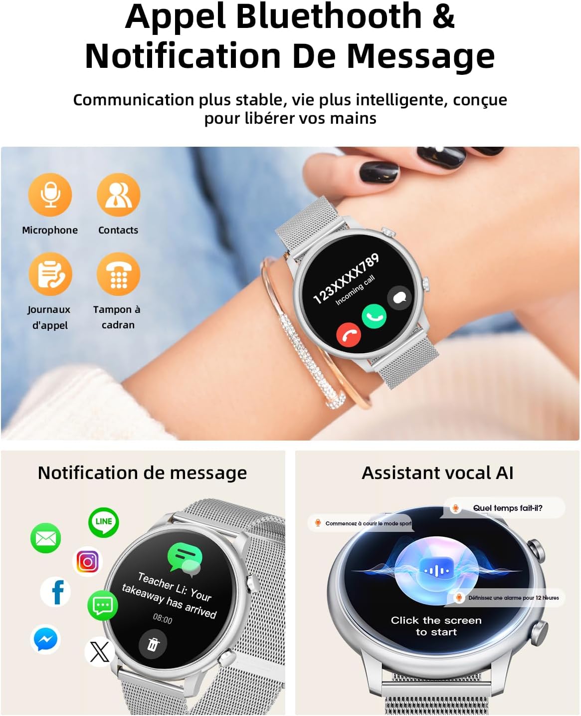 bracelet fitness – vue détaillée